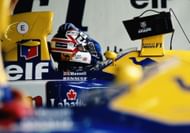 Nigel Mansell at Silverstone in 1991 (Photo by Darrell Ingham/Getty Images)
